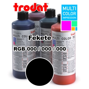 Trodat Festék 7012 fekete 1000 ml (színkód: 000.000.000) Multi Color Impression