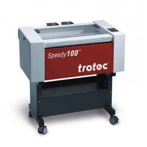 Trotec 8010 Speedy-100 R C60 CO2 síkágyas lézergravírozó gép és tartozékai