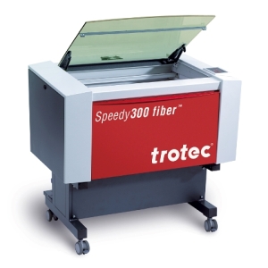Trotec 8017 Speedy-300 fiber F20 síkágyas lézergravírozó gép és tartozékai