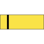 Laserfolie 0,2 mm 7140 sárga/fekete (2 réteg+öntapadó) 610 x 305 mm (beltéri)