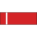 Laserfolie 0,2 mm 7730 piros/fehér (2 réteg+öntapadó) 610 x 305 mm (kültéri)