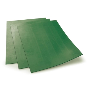 Lézergumi Eco 2,3 mm zöld A4 természetes anyagú, környezetbarát 55 ShA