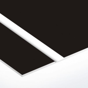TroLase Thins 0,5 mm Fekete/Fehér (2 réteg) 614 x 1245 mm / LT402-202 (beltéri)