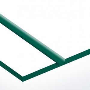 TroPly Satins 1,6 mm Fehér/Zöld (2 réteg) 610 x 1238 mm / PS209-206 (beltéri)