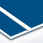 TroPly Satins 3,2 mm Kék/Fehér/Kék (3 réteg) 610 x 1238 mm / PS512-309 (beltéri)